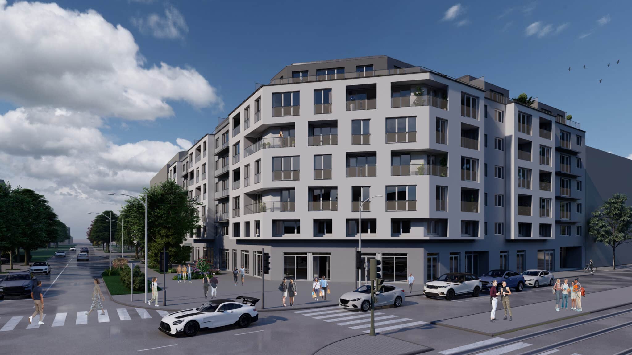 Wohnanlage Zugló — Installation einer Brandmeldeanlage